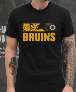 NHL Youth Boston Bruins Marvel Black Shirt