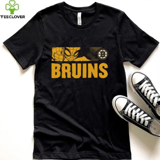 NHL Youth Boston Bruins Marvel Black Shirt