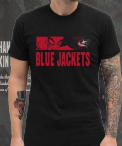 NHL Youth Columbus Blue Jackets Marvel Black Shirt