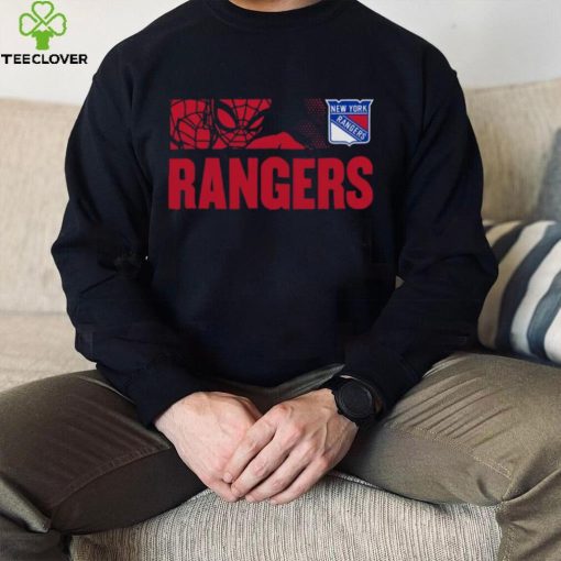NHL Youth New York Rangers Marvel Black Shirt