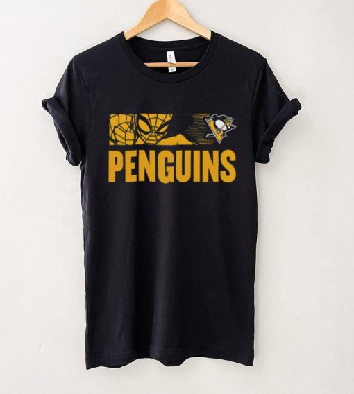 NHL Youth Pittsburgh Penguins Marvel Black Shirt