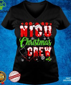 NICU Christmas Crew Funny Xmas Santa Nurse Nursing Squad T Shirt