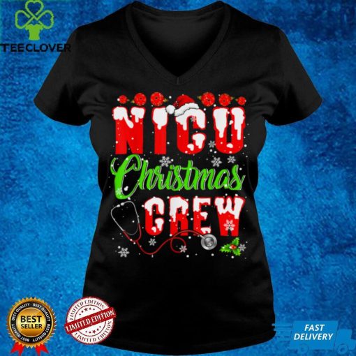 NICU Christmas Crew Funny Xmas Santa Nurse Nursing Squad T Shirt