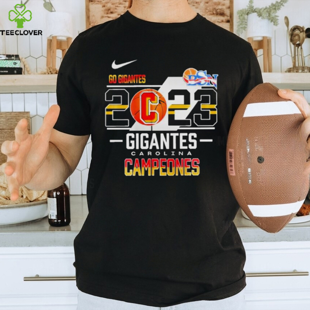 Gigantes de Carolina BSN Campeones 2023 T Shirt -  Worldwide  Shipping