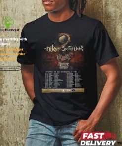 NILE and Six Feet Under's 2025 Tour Shirt