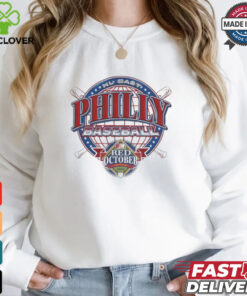 NL East Philadelphia Phillies Baseball Red October 2024 logo shirt