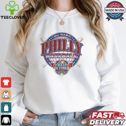 NL East Philadelphia Phillies Baseball Red October 2024 logo shirt