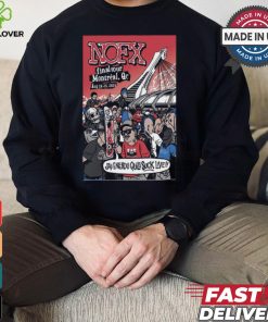 NOFX Aug 24 25 2024 Parc Olympique In Montreal QC Poster Shirt