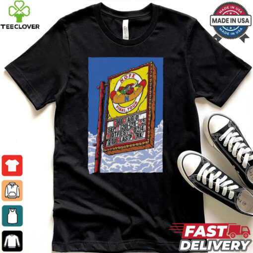 NOFX Final Tour Chicago September 20 22 Riotfest 2024 Douglas Park Poster Shirt