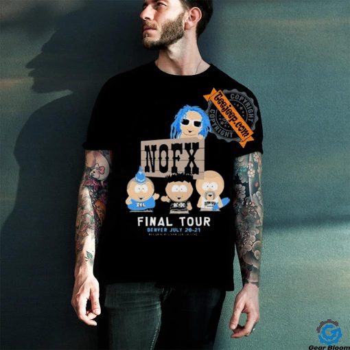 NOFX July 20 21, 2024 Denver, CO Final Tour Event T shirt