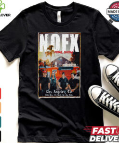 NOFX Outer Harbor Berth 46 Los Angeles, CA Tour October 6 2024 t shirt