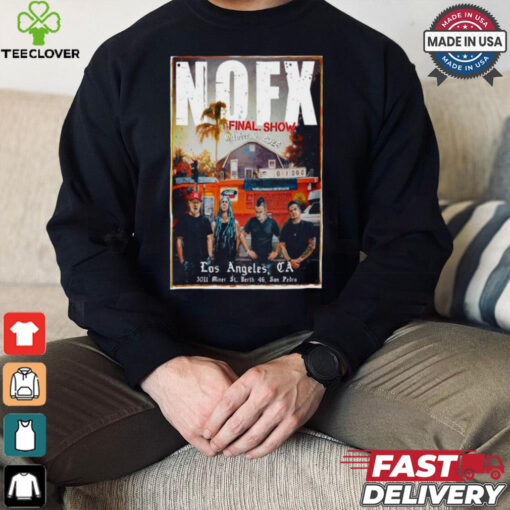 NOFX Outer Harbor Berth 46 Los Angeles, CA Tour October 6 2024 t shirt
