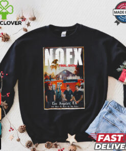 NOFX Outer Harbor Berth 46 Los Angeles, CA Tour October 6 2024 t shirt