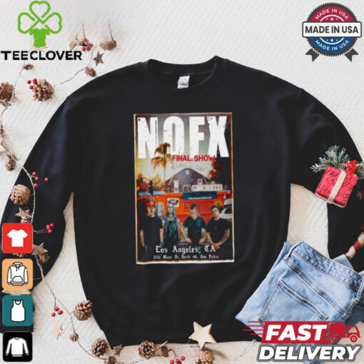 NOFX Outer Harbor Berth 46 Los Angeles, CA Tour October 6 2024 t shirt