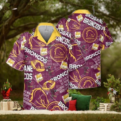 NRL Brisbane Broncos Classic Hawaiian Shirt