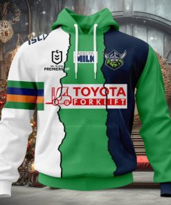 NRL Canberra Raiders Custom Name Number 2023 Mix Jersey Pullover Hoodie