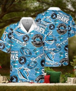 NRL Cronulla Sutherland Sharks Classic Hawaiian Shirt