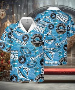 NRL Cronulla Sutherland Sharks Classic Hawaiian Shirt