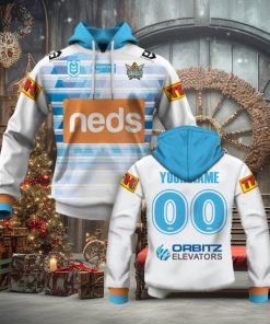 NRL Gold Coast Titans Custom Name Number 2020 Away Jersey Pullover Hoodie