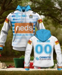 NRL Gold Coast Titans Custom Name Number 2020 Away Jersey Pullover Hoodie
