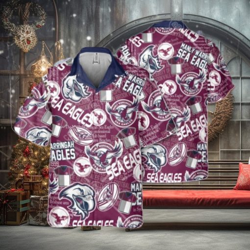 NRL Manly Warringah Sea Eagles Classic Hawaiian Shirt