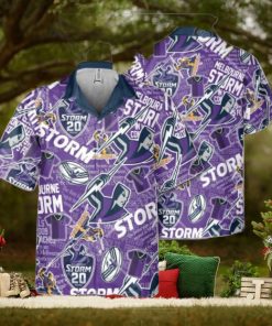 NRL Melbourne Storm Classic Hawaiian Shirt