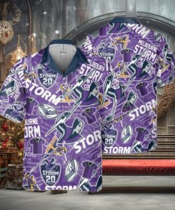 NRL Melbourne Storm Classic Hawaiian Shirt