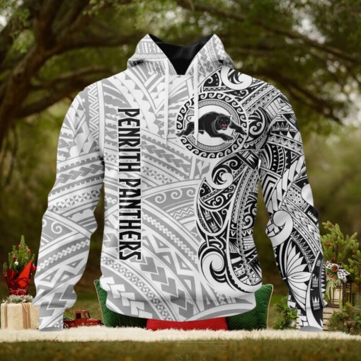 NRL Penrith Panthers Custom Name Indigenous Pullover Hoodie