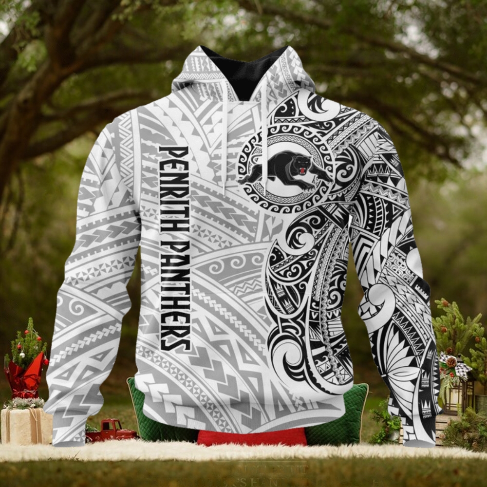 NRL Penrith Panthers Custom Name Indigenous Pullover Hoodie NRL Penrith Panthers Custom Name Indigenous Pullover Hoodie