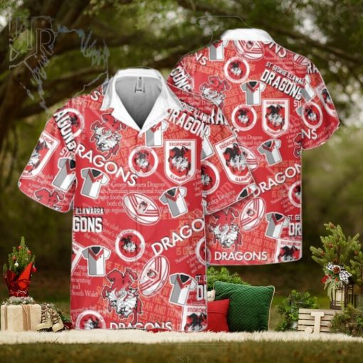 NRL St. George Illawarra Dragons Classic Hawaiian Shirt