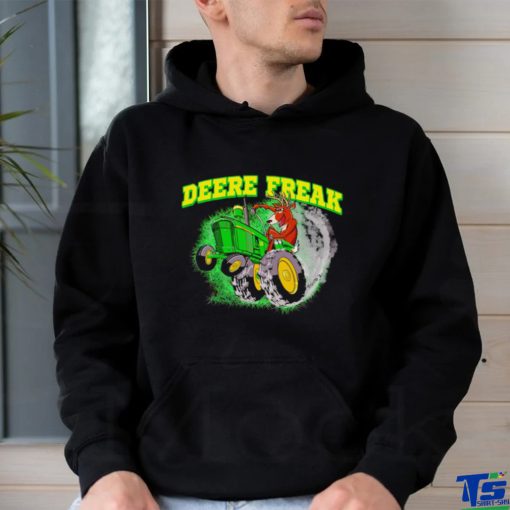 Deer riding tractor Deere freak hoodie, sweater, longsleeve, shirt v-neck, t-shirt