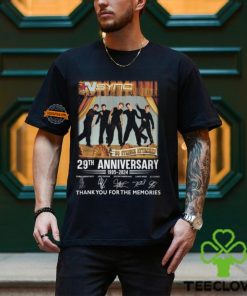 NSYNC 29th Anniversary 1995 2024 Thank You For The Memories T Shirt