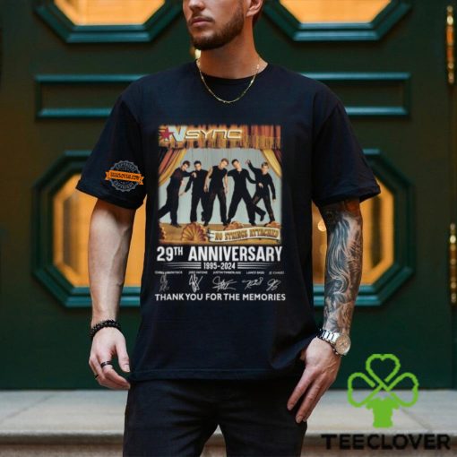 NSYNC 29th Anniversary 1995 2024 Thank You For The Memories T Shirt