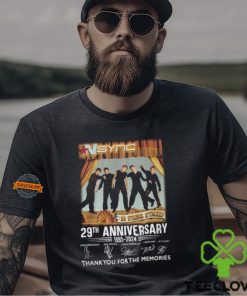 NSYNC 29th Anniversary 1995 2024 Thank You For The Memories T Shirt