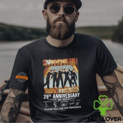 NSYNC 29th Anniversary 1995 2024 Thank You For The Memories T Shirt