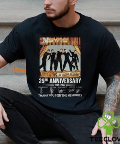 NSYNC 29th Anniversary 1995 2024 Thank You For The Memories T Shirt