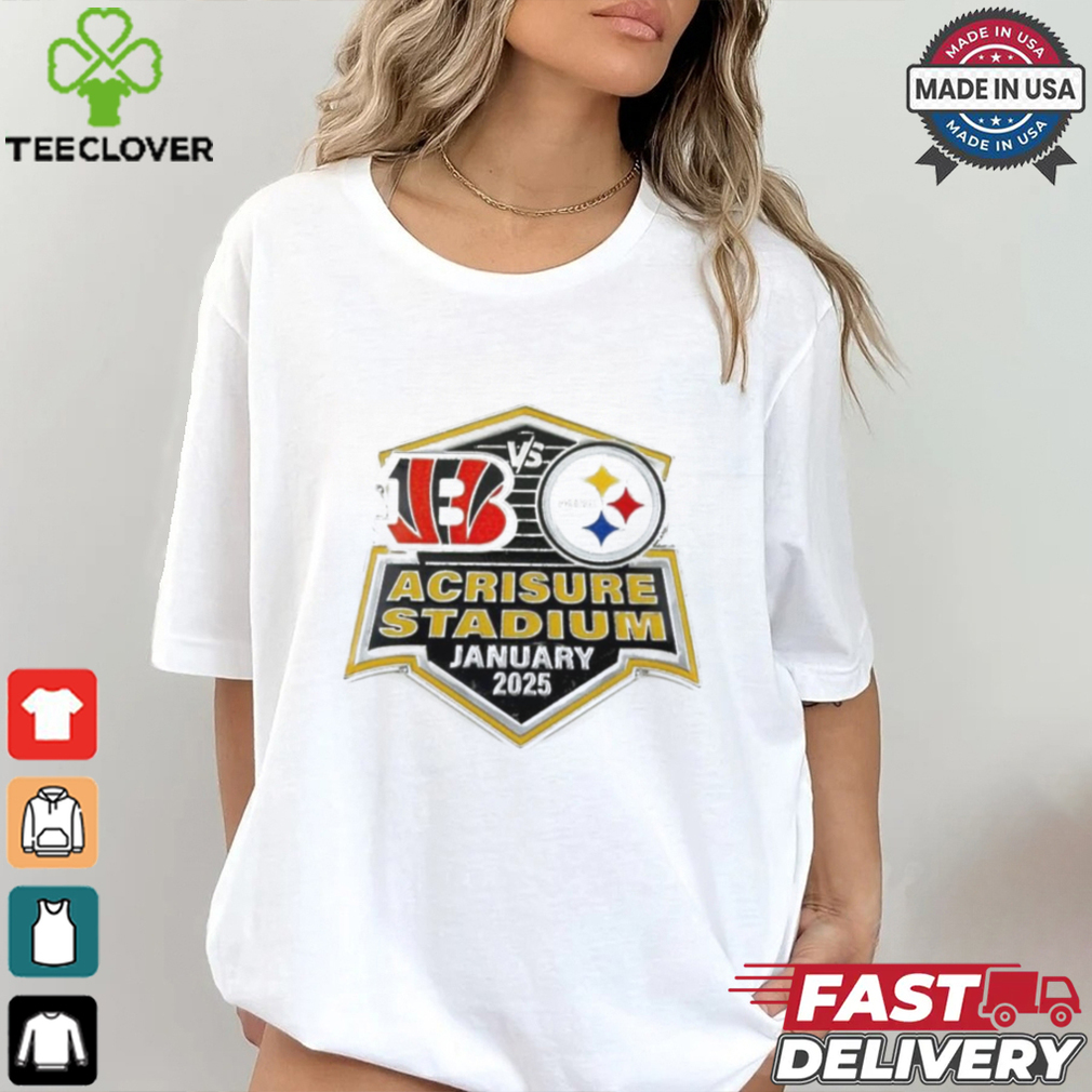 Pittsburgh Steelers Vs Cincinnati Bengals Gameday Acrisure Stadium January 2025 Shirt Pittsburgh Steelers Vs Cincinnati Bengals Gameday Acrisure Stadium January 2025 Shirt