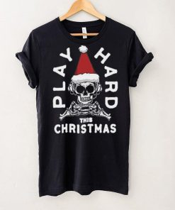 NW2 Play Hard This Christmas Kids Black Printed T Shirt