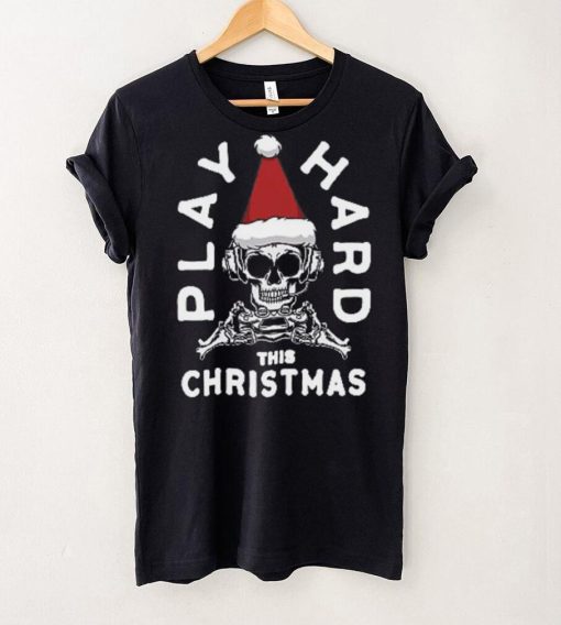 NW2 Play Hard This Christmas Kids Black Printed T Shirt