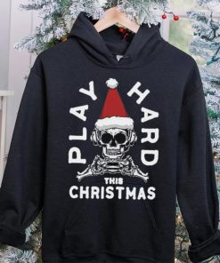 NW2 Play Hard This Christmas Kids Black Printed T Shirt