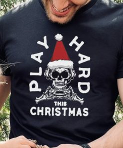 NW2 Play Hard This Christmas Kids Black Printed T Shirt