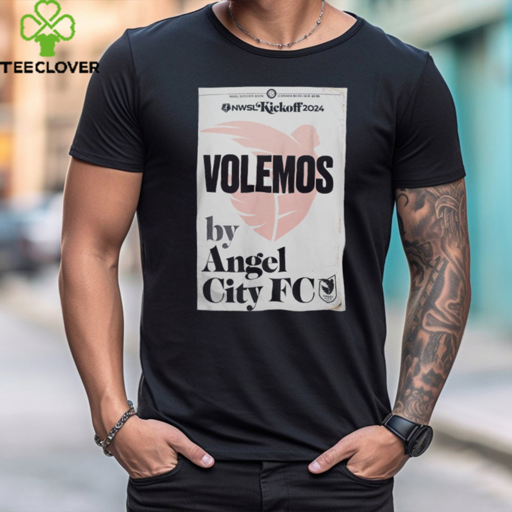 NWSL Shop Angel City 2024 Kickoff Black T Shirt NWSL Shop Angel City 2024 Kickoff Black T Shirt