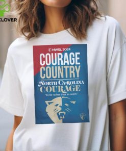 NWSL Shop NC Courage 2024 Kickoff Cream T Shirt