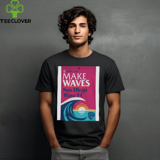 NWSL Shop San Diego Wave 2024 Kickoff Navy T Shirt