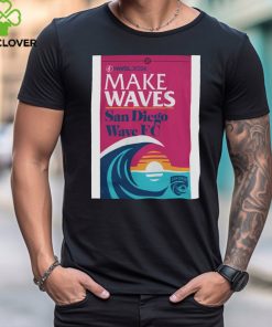 NWSL Shop San Diego Wave 2024 Kickoff Navy T Shirt