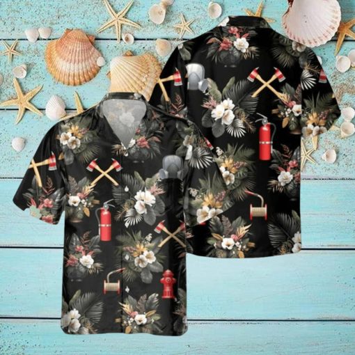 Awesome Firefighter AOP Pocket Hawaiian Shirt M030823HAWIN8AFIREZ6 hawaiian shirt