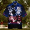 NY Giants Hawaiian Shirt NFL Gift For Fan Graphic Print