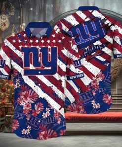 NY Giants Hawaiian Shirt For Fans This Summer 2024