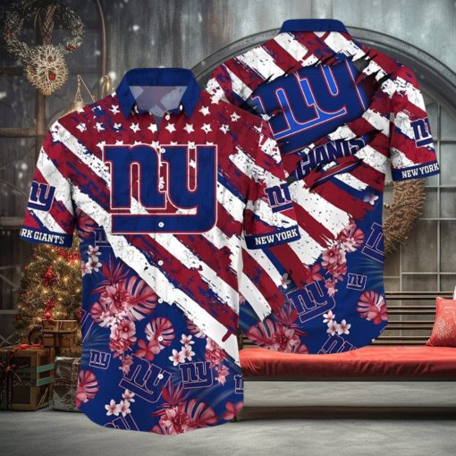 NY Giants Hawaiian Shirt For Fans This Summer 2024