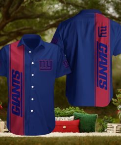 NY Giants Hawaiian Shirt NFL Gift For Fan Football Graphic Print